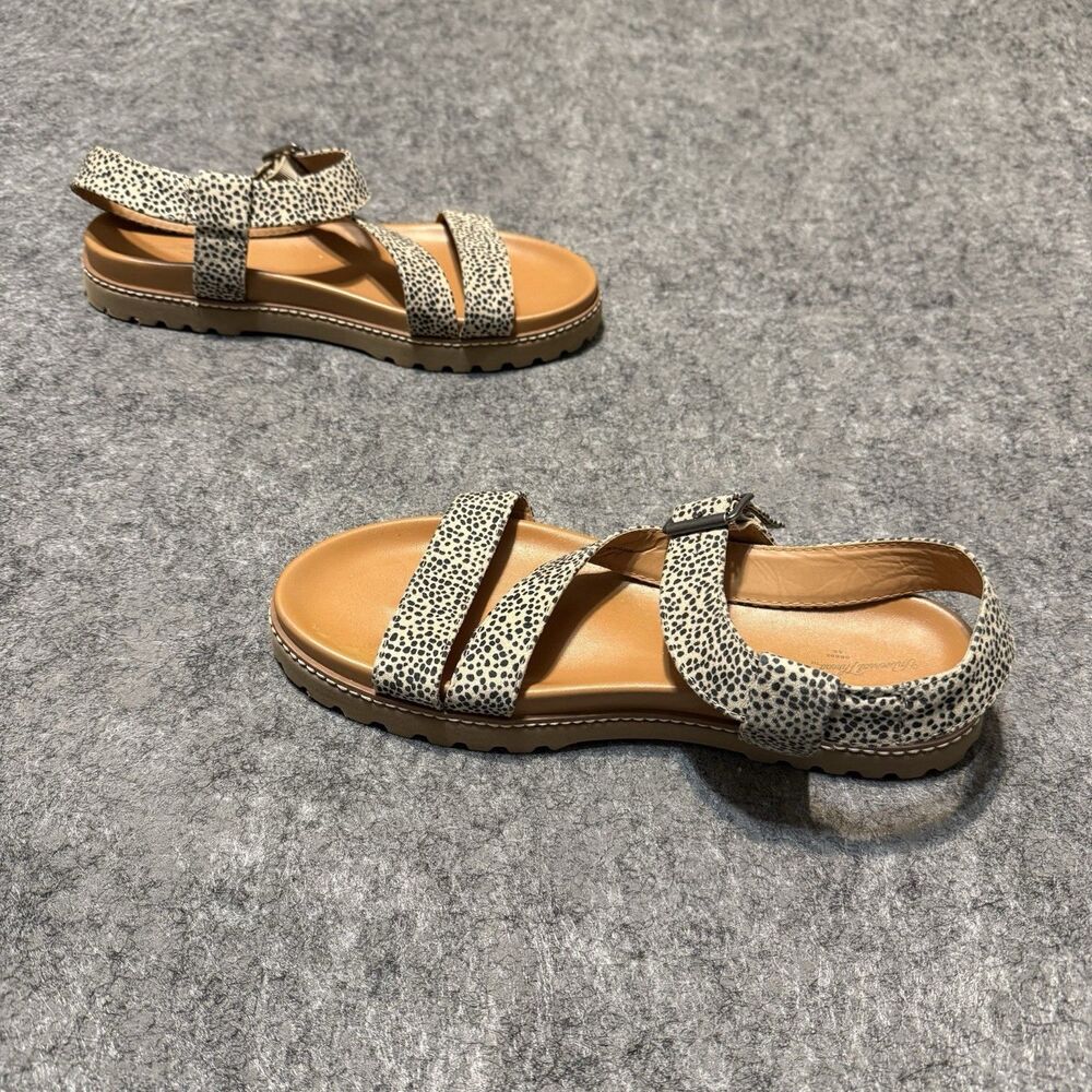 Universal Thread Annika Faux Snakeskin Ankle Strap Platform Sandals Size 11M